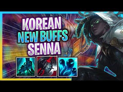 KOREAN CHALLENGER TRIES SENNA WITH NEW BUFFS! | Korean Challenger Plays Senna Support vs Lulu!