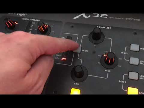 How to Operate and use EQ on the X32