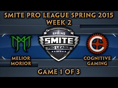 Smite Pro League: NA Week 2 - Melior Morior vs. Cognitive Gaming (Game 1 of 3)