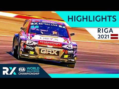 世界ラリークロス 第5戦ラトビア（リガ）2021年 Day1のファイナルドリフトハイライト動画