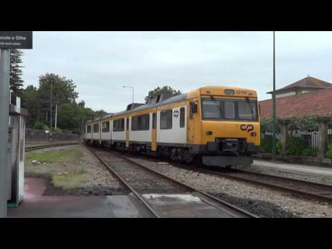 DMU class 592 from CP in Viana do Castelo (Portugal)
