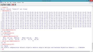 1.3.10 Working with Data - Video 5: Data Analysis - Summary Statistics and Scatterplots