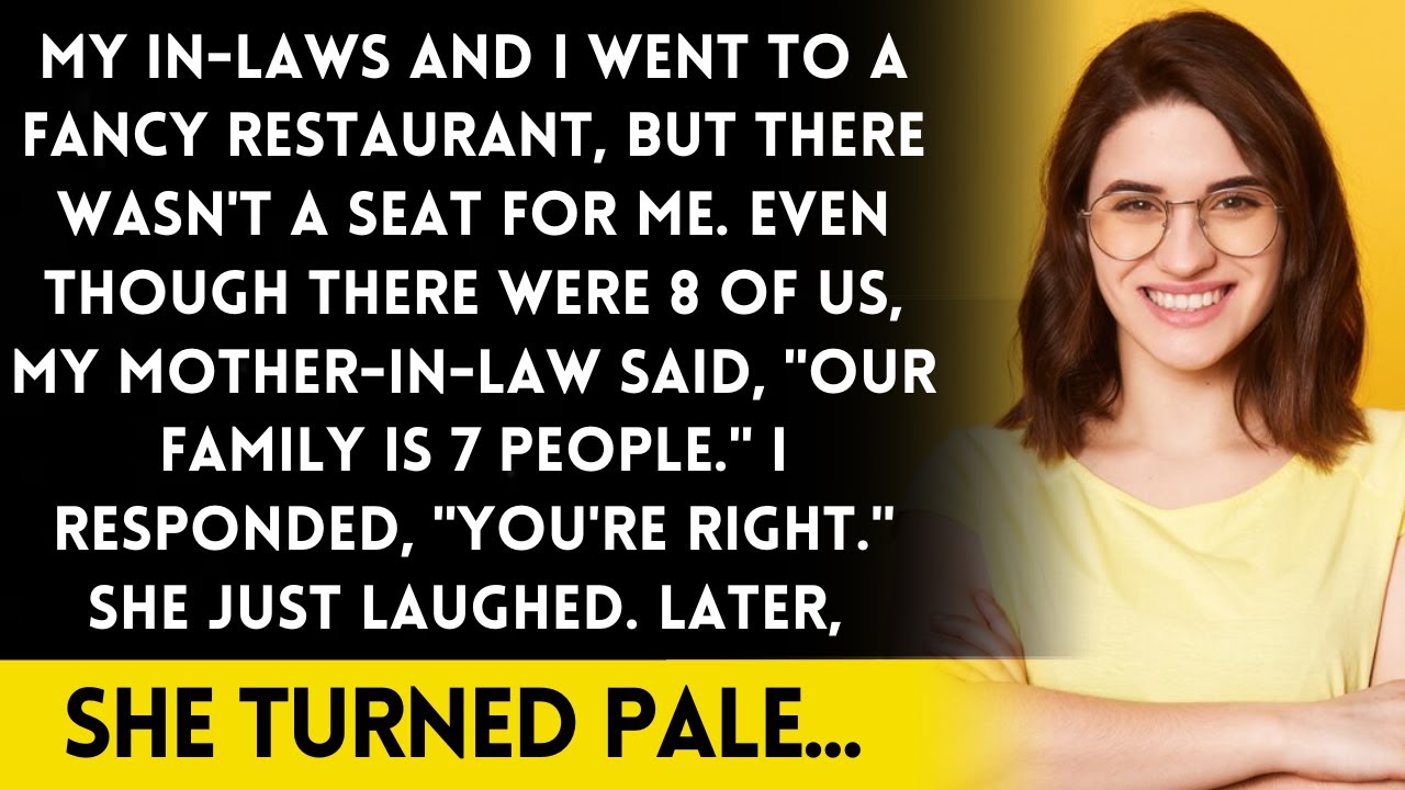 In-Laws Took Me to a Fancy Restaurant, But MIL Said I Should Sit Elsewhere