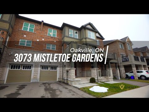 North Oakville Townhouse - 3073 Mistletoe Gardens Oakville