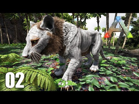 ESSE TIGRE ARRUINOU O MEU DIA - ARK SURVIVAL EVOLVED - GAMEPLAY IMERSIVA -  Episódio 02