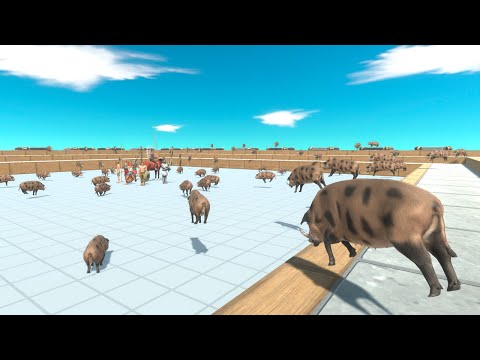 Wild Boar Attack - Animal Revolt Battle Simulator