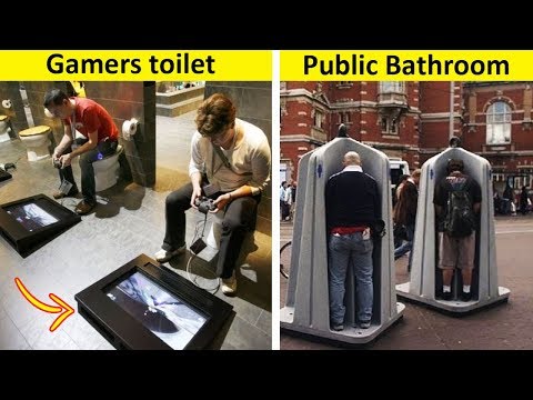 Weird And Genius Toilets You Have Never Seen Before Video