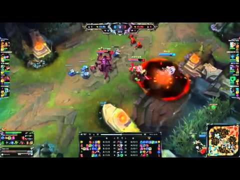 Highlight SKT T1 Faker Cho Gath vs Cassiopeia Ranked Challenger Korea