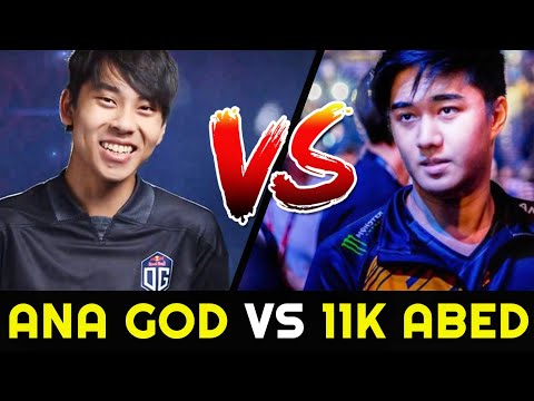 when ANA God meets 11K MMR ABED - No Mercy Totally Destroy Dota 2