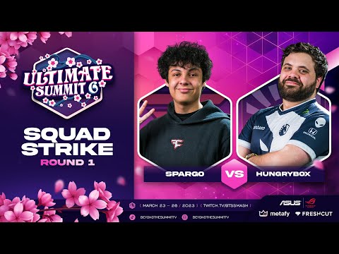 Sparg0 vs Hungrybox - Squad Strike Round 1 - Smash Ultimate Summit 6