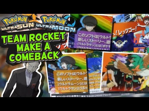 Team Rocket Returns! Does this confirm an old leak?! - Pokemon Ultra Sun and Ultra Moon