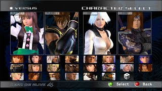 Dead or Alive 4 XBOX 360 ALL Characters Unlocked Xenia Longplay Part 4