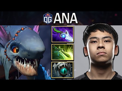 OG.ANA SLARK WITH SUPER SLOW BUILD - DOTA 2 7.30 GAMEPLAY