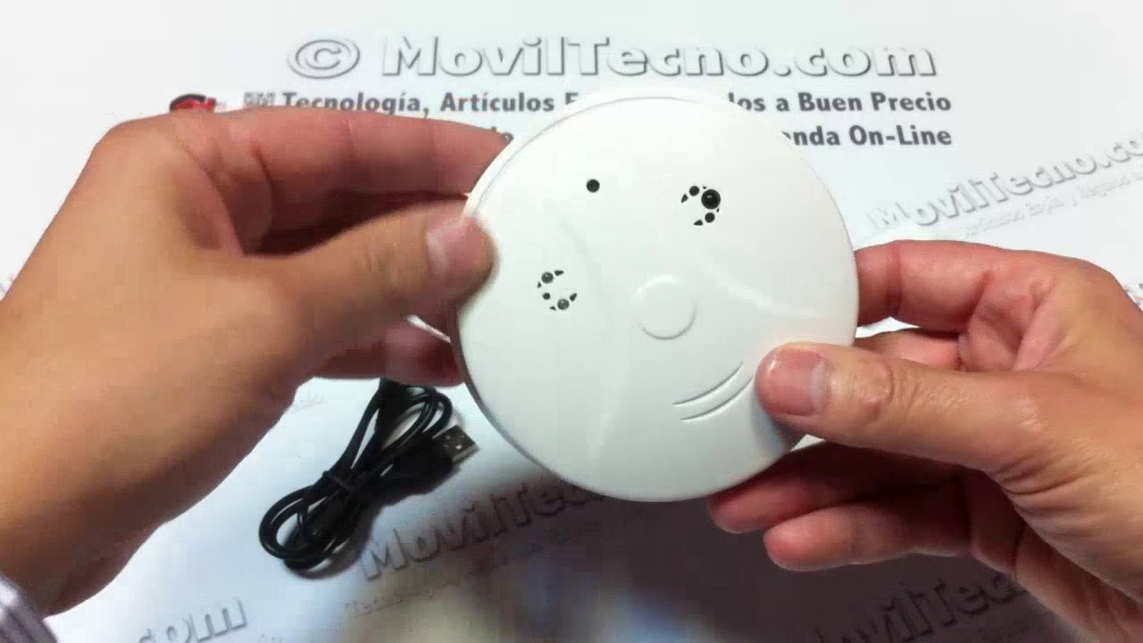 Cámara Espía dentro de detector de humos - MovilTecno.com