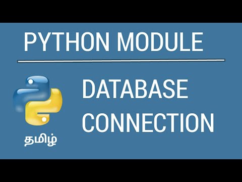 Python Database Connection Oracle Tamil Icoding
