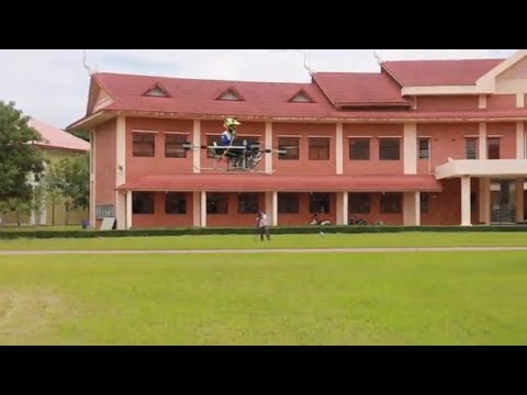 Cambodian Students Build Drone Capable of Carrying Passenger