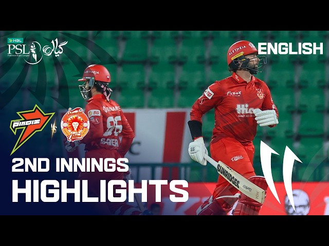2nd Innings Highlights | Rawalpindiz vs Islamabad United | English | Match 12 | HBL PSL 11 | MZB1K