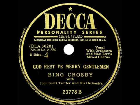 1942 Bing Crosby - God Rest Ye Merry Gentlemen
