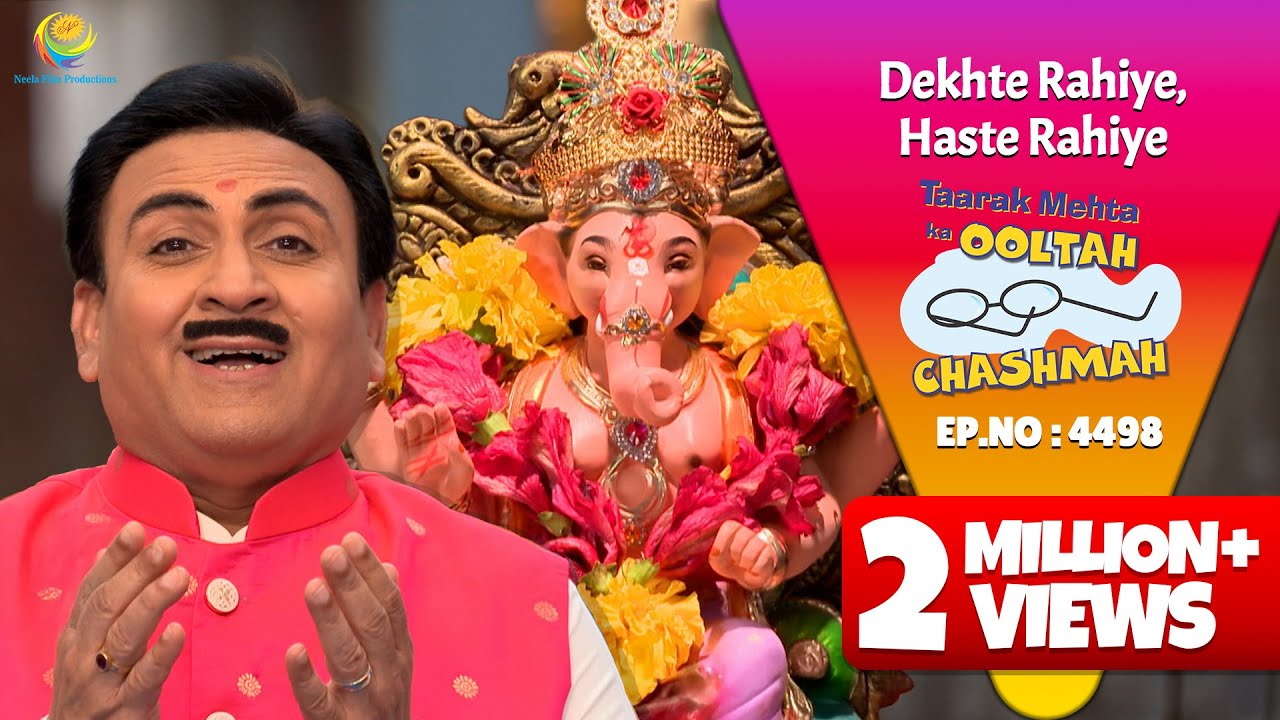 NEW! Ep 4498 - Gokuldham me hua Ganpati Bappa ka Aagman! | Taarak Mehta ka Ooltah Chashmah