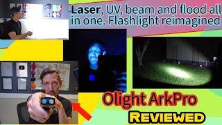 Olight Ark Pro Review – The Ultimate EDC Flashlight with Green Laser, UV & Flood Light!