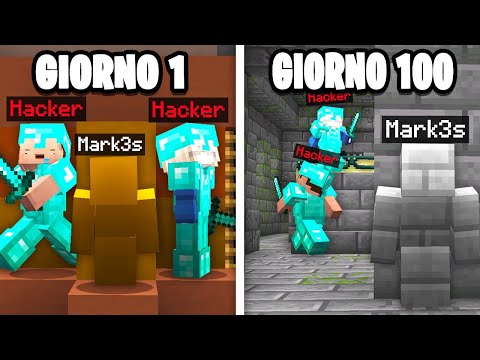 SOPRAVVIVO 300 GIORNI NASCOSTO nella BASE degli HACKER su MINECRAFT!