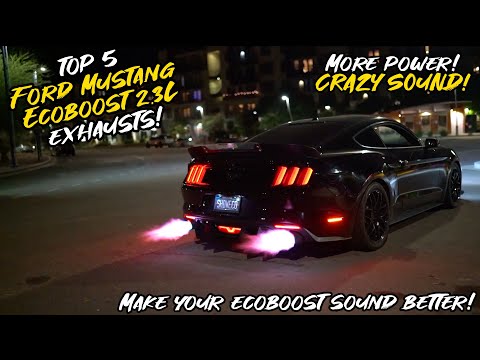 Top 5 Ford Mustang Ecoboost 2.3L Exhausts 2022!