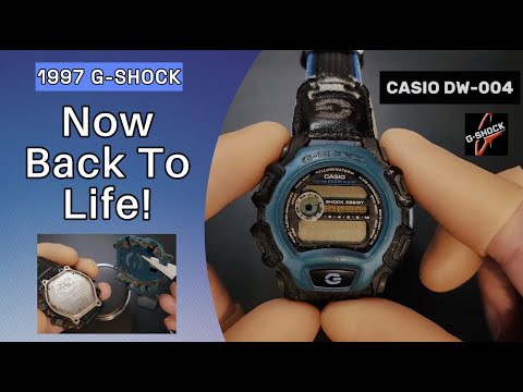 Vintage G-Shock 1997 DW-004 Brought Back to Life!