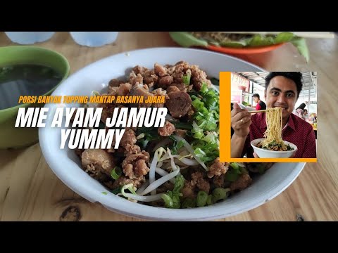 Toppingnya Mantap Rasanya Juara | Mie Ayam Jamur Yummy