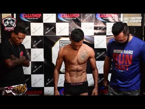 Pesagem luta principal Jatobá Fight Striker