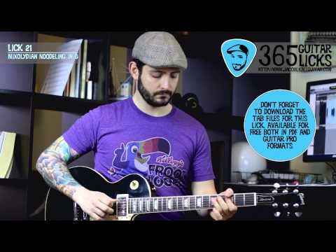 Lick 21/365 - Mixolydian Noodling in G | 365 Guitar Licks Project