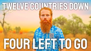 I ran 277.2603 Marathons through 12 African Countries