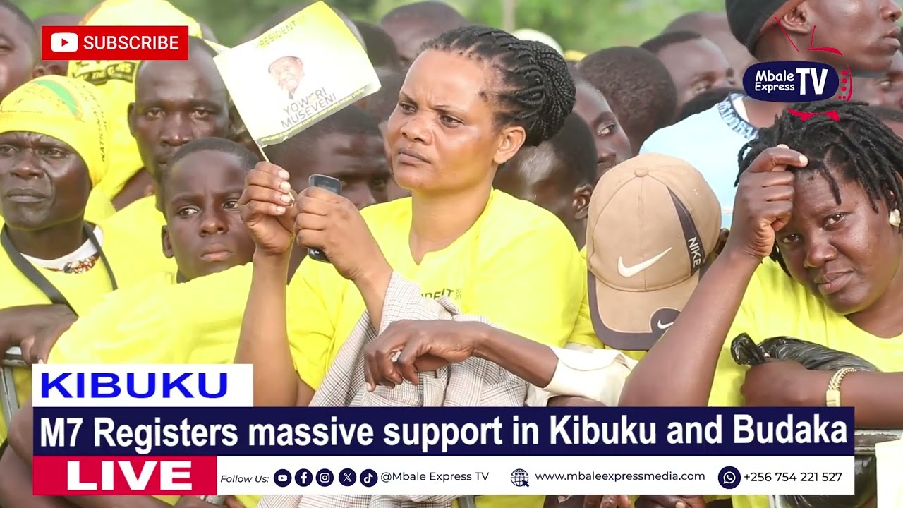 Museveni pledges to upgrade several health Centers in Kibuku as he continues his campaigns in Bukedi