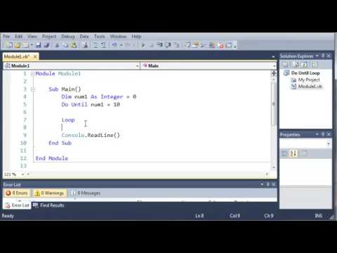 Visual Basic 30 Do Until Loop