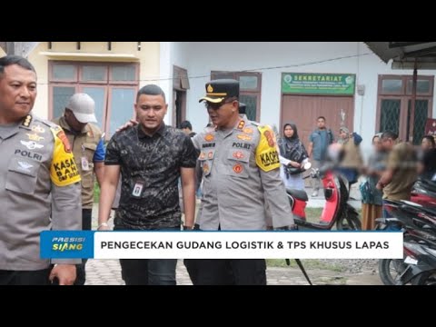 KAPOLRES ACEH UTARA &amp; PAMATWIL CEK GUDANG LOGISTIK &amp; TPS KHUSUS DI LAPAS