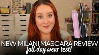 MILANI FAN CLUB MASCARA REVIEW! *NEW* Highly Rated Mascara Full Day Wear Test 12 Hours Makeup Haul!