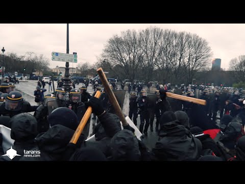 LOI TRAVAIL 31/03/2016 • PARIS : ÉMEUTE, PLUIE, BLACK BLOCS