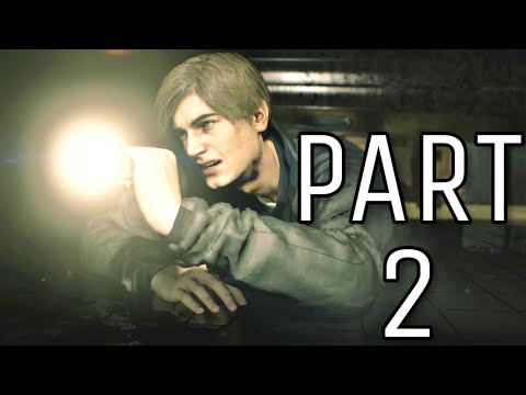 RESIDENT EVIL 2 REMAKE LEON'S STORY Full Game Walkthrough Gameplay Part 2 - MARVIN  (PS4)