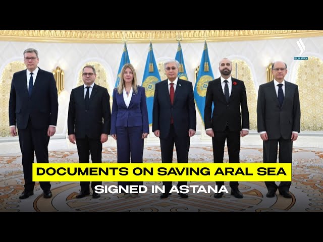 Documents on saving Aral Sea signed in Astana