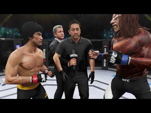 Bruce Lee vs. Gothic Demon - EA Sports UFC 2 - Dragon Fights 🔥🐲