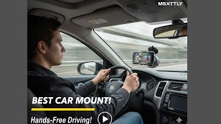 MSXTTLY VACUUM MAGNETIC PHONE HOLDER - REVIEW AND SETUP