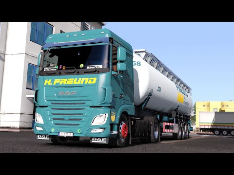 ETS2 1.37 ProMods 2.46 DAF XF106  Cologne - Barcelona  Part 1/2