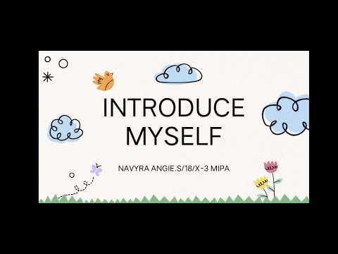 Self Introduction-English by Navyra Angie💜