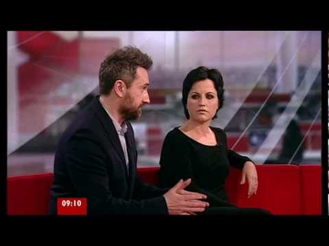 Dolores O'Riordan and Noel Hogan on BBC Breakfast 23.01.12.