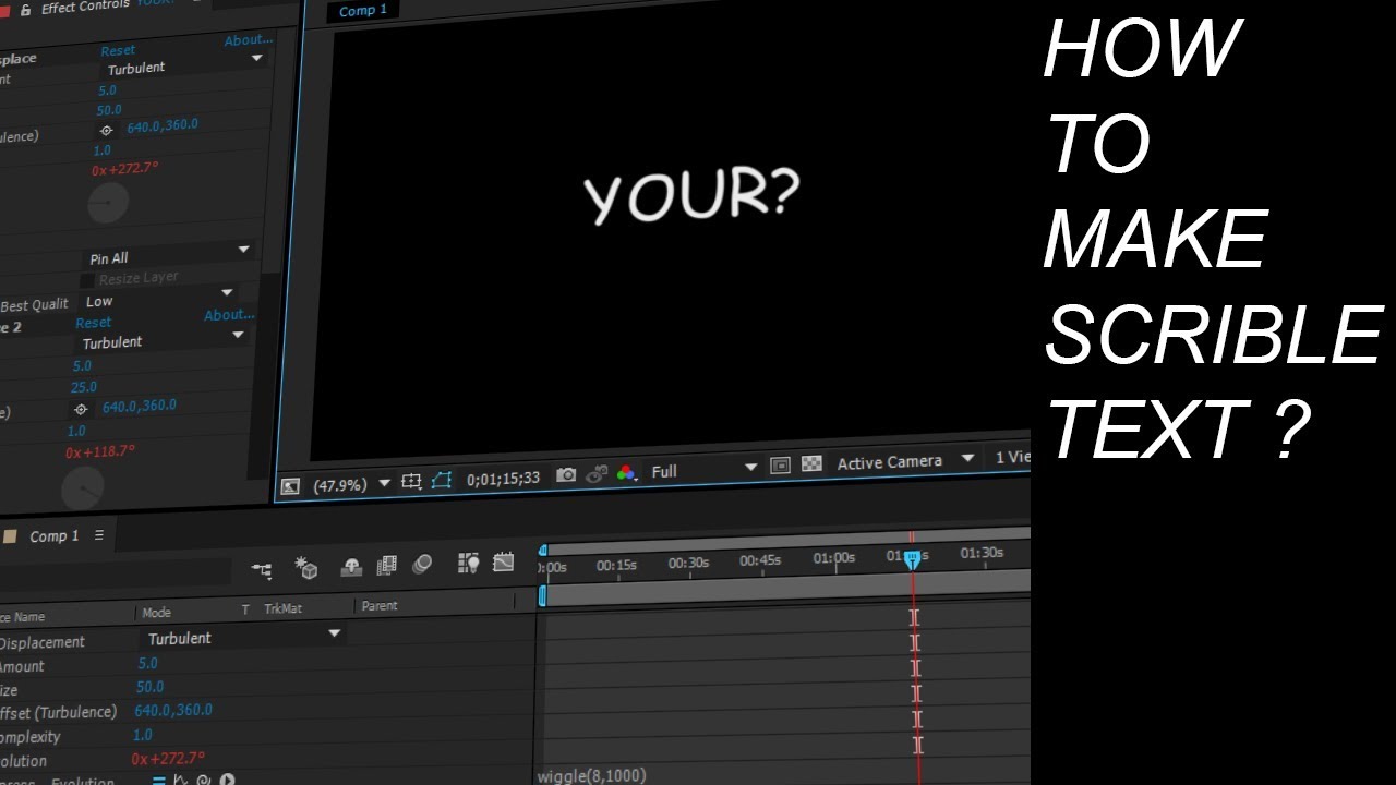 「AMV TUTORIAL」▸ HOW TO MAKE SCRIBLE TEXT ?