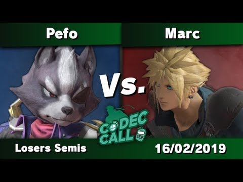 [Codec Call] Pefo (Wolf) vs Marc (Cloud) SSBU Losers Semis