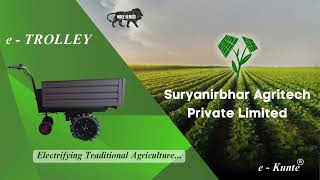 Electric Trolley | e-Trolley | Suryanirbhar Agritech | Battery Operated Weeders