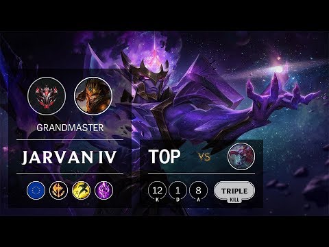 Jarvan IV Top vs Cho'Gath - EUW Grandmaster Patch 9.9