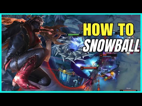 How to SNOWBALL Mid Lane on Talon EVERY GAME - Educational