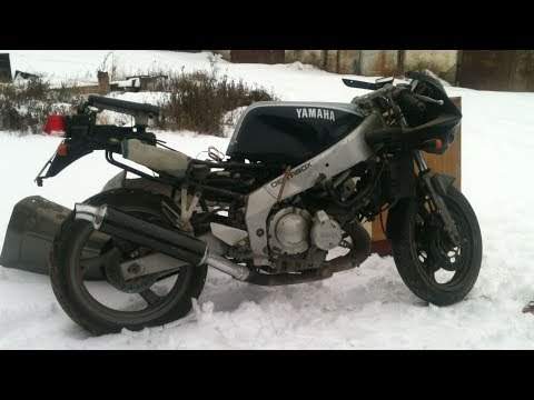 Старый убитый спортбайк Yamaha FZR250R- восстановить или сдать в металл?