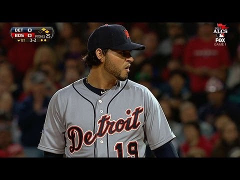 ALCS Gm1: Anibal strikes out four in the first frame